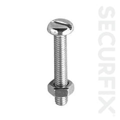 Securfix Pan Head Machine Screw 50 Pack M6 x 30mm