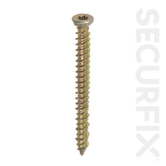 Securfix Concrete Frame Screw 10 Pack 7.5 x 202mm
