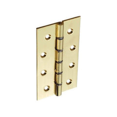 Securit Polished D.S.W. Brass Hinges (1 1/2 Pair) 100mm