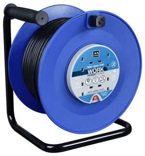 Masterplug Open Cable Reel 4 Gang 50m / 240v
