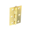 Securit Loose Pin Butt Hinges Brass Plated (Pair) 75mm
