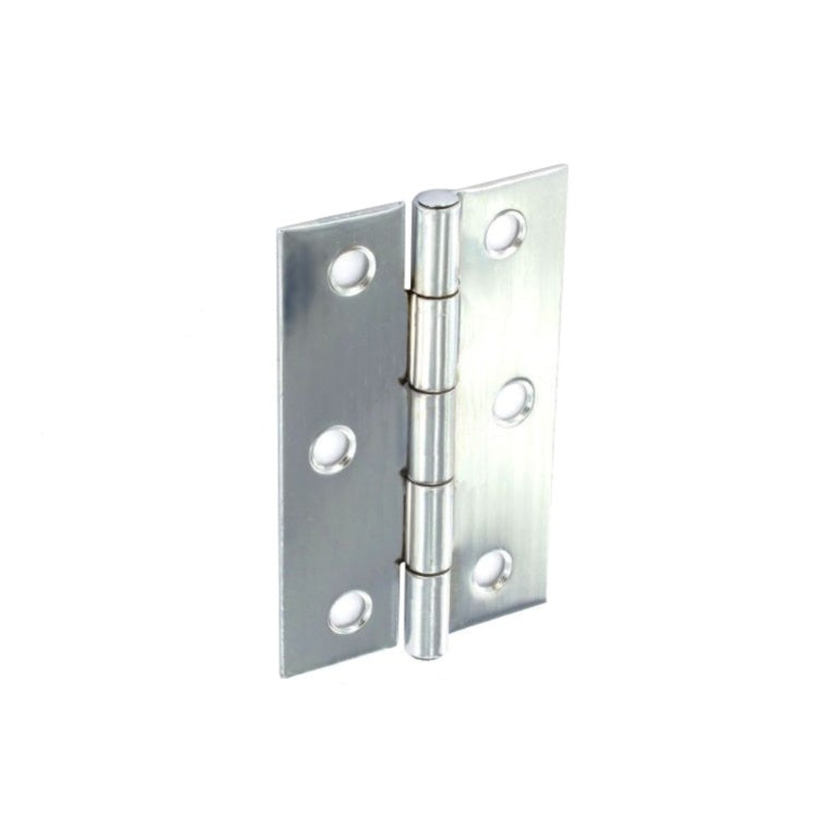 Securit Steel Butt Hinges Zinc Plated 75mm (Pair)