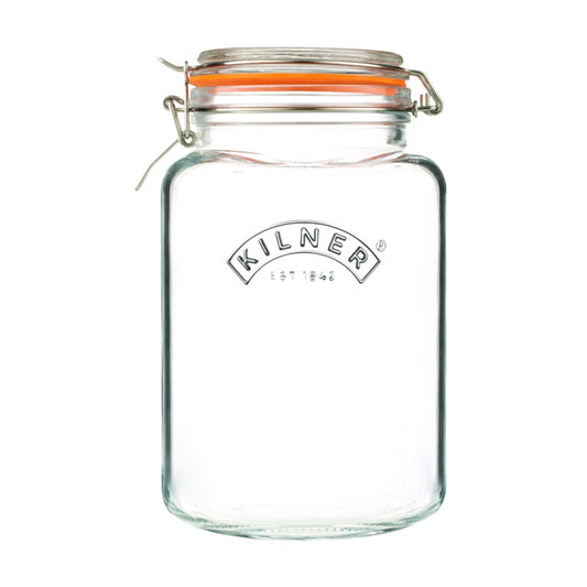 Kilner Clip Top  Jar Square 3L