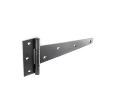 Securit Heavy Black Tee Hinges (Pair) 200mm (8")