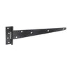 Securit Heavy Black Tee Hinges (Pair) 200mm (8")