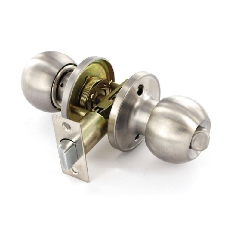 Securit Stainless Steel Privacy Knob Set 60mm/70mm