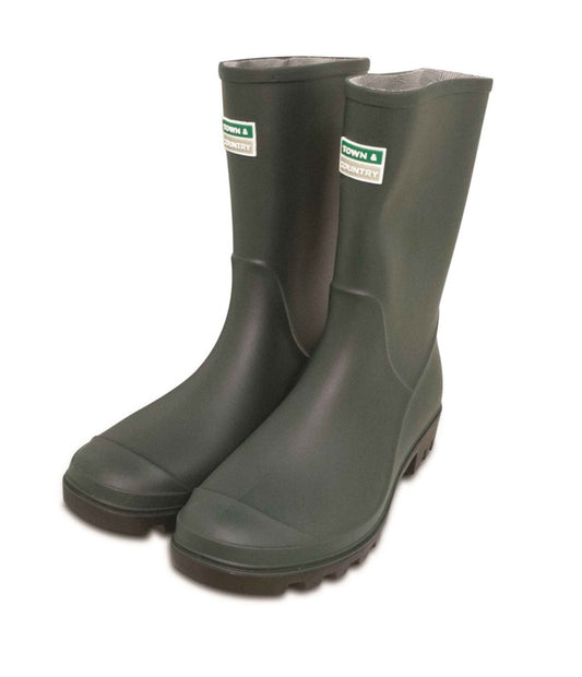 Town & Country Eco Essential Wellington Boots Half Length Size 3
