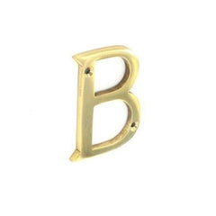 Securit Brass Letter B 50mm Pack of 5