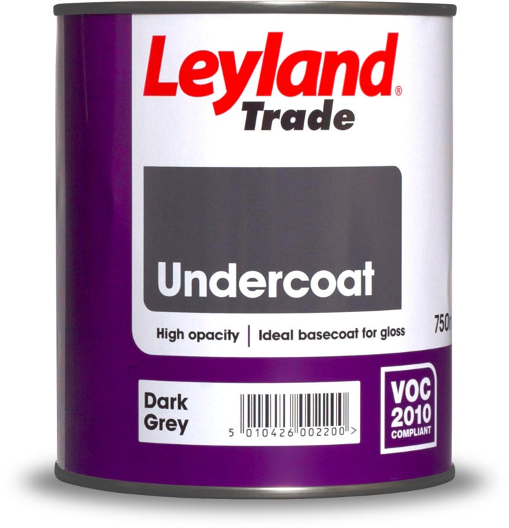 Leyland Trade Undercoat  750ml Dark Grey