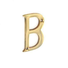 Securit Brass Letter B 50mm Pack of 5