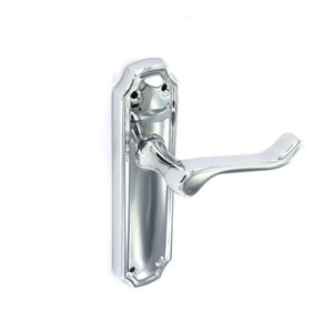 Securit Kempton Chrome Latch Handles (Pair) 170mm