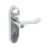 Securit Richmond Chrome Lock Handles (Pair) 170mm