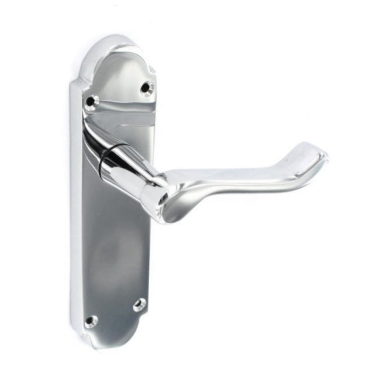 Securit Richmond Chrome Latch Handles (Pair) 170mm