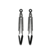 Fackelmann Stainless Steel Tongs With Silicone Head Set 2
