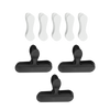 Fackelmann Bag Clips Black & White Set 8