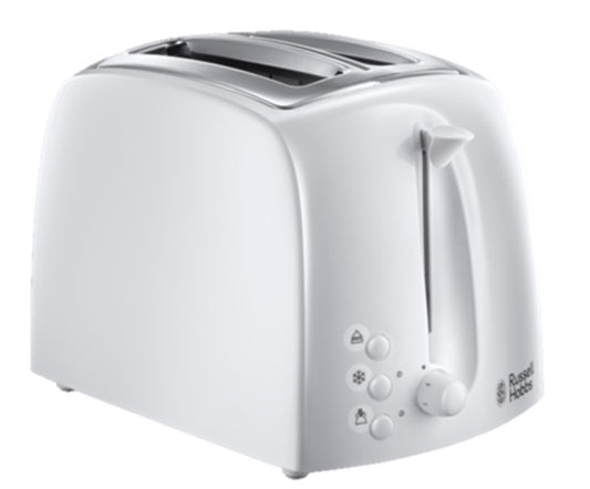 Russell Hobbs Textures Toaster White 2 Slice