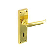 Securit Victorian Lock Handles (Pair) 155mm