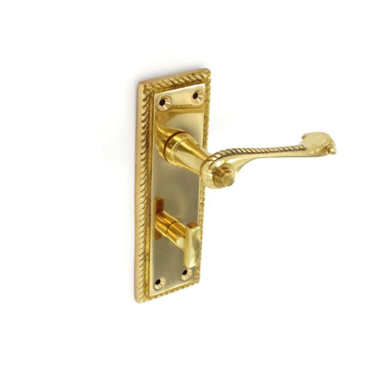 Securit Georgian Bathroom Handles (Pair) 150mm