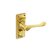 Securit Victorian Scroll Privacy Handles (Pair) 105mm