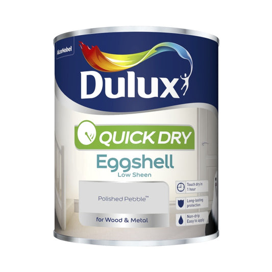 Dulux Quick Dry Eggshell 750ml Black
