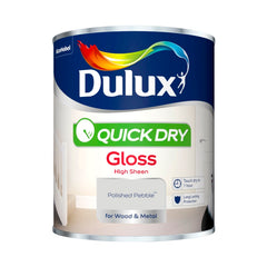 Dulux Quick Dry Gloss 750ml Polished Pebble