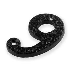 Securit Black Antique Numeral '9' 75mm