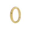 Securit Brass Numeral No.0 75mm