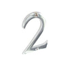 Securit Chrome Numeral 75mm 2