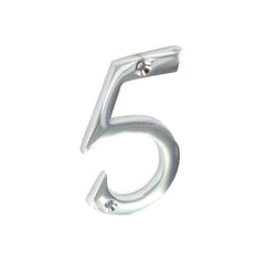 Securit Chrome Numeral 75mm 5