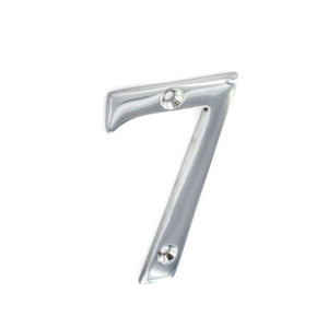 Securit Chrome Numeral 75mm 7