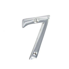 Securit Chrome Numeral 75mm 7