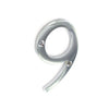 Securit Chrome Numeral 75mm 9
