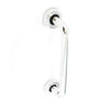 Securit Aluminium Round Bar Pull Polished with Roses 230mm