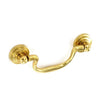 Securit Brass Drop Handle Rear Fix 63mm
