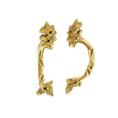 Securit Brass Fancy Handles (Pair) 95mm Pack of 5