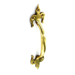 Securit Brass Fleur-De-Lys Handle 175mm