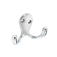 Securit Double Robe Hooks (2) EB 70mm