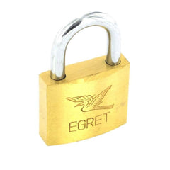Securit Egret Brass Padlock Cylinder Action 20mm