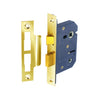 Securit Bathroom Lock Brass Plated 63mm