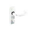 Securit Aluminium Bathroom Handles Polished (Pair) 150mm