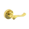 Securit Victorian Latch Scroll Round Plate Handles (Pair) 60mm