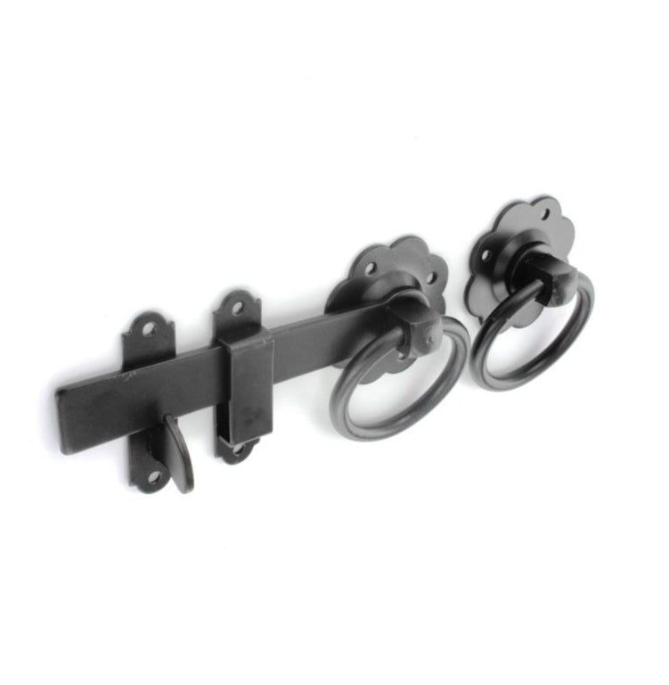 Securit Ring Gate Latch Black 150mm