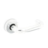 Securit Aluminium Rose Latch Handles Polished (Pair) 50mm