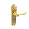Securit Victorian Regency Lock Handles (Pair) 200mm