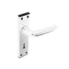 Securit Aluminium Lock Handles Bright (Pair) 150mm Metal