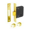 Securit 3 Lever Deadlock Brass Plated 63mm