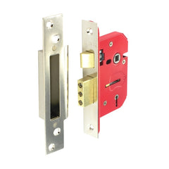 Securit 5 Lever Sashlock Stainless Steel 63mm