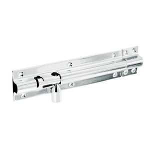 Securit Chrome Door Bolt 1 1/2" Wide 100mm