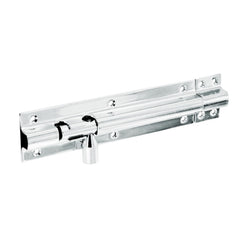 Securit Chrome Door Bolt 1 1/2" Wide 100mm