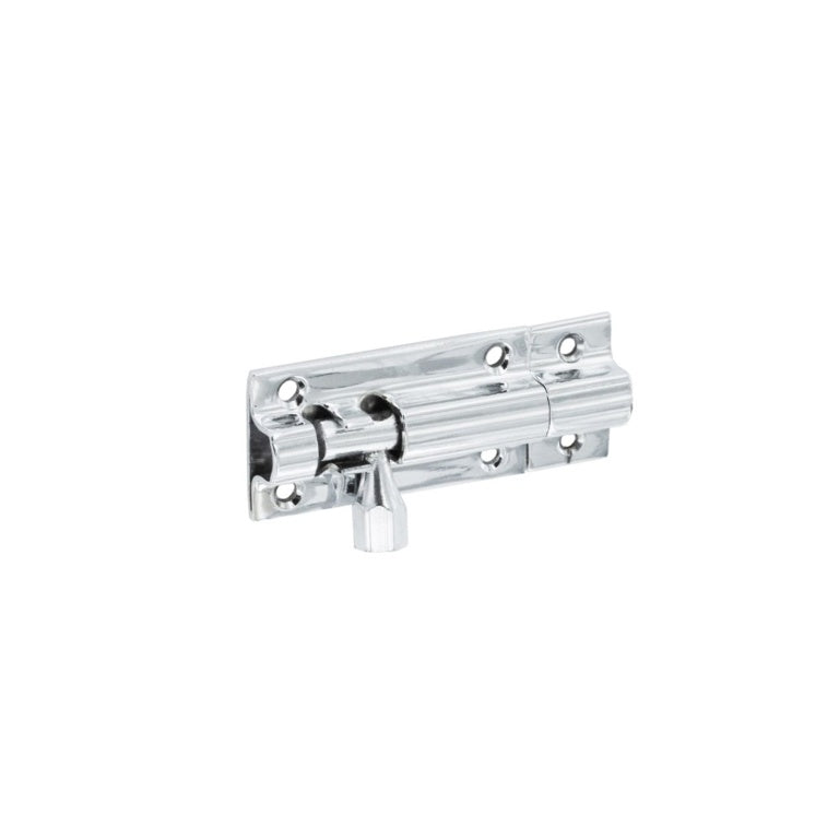 Securit Chrome Door Bolt 1" Wide 63mm
